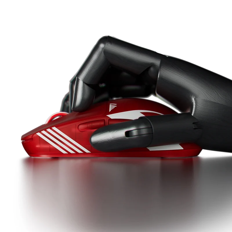 Pulsar X2 Crazylight T1 Edition 8K Polling Rate eSports Gaming Mouse (Black, Red)