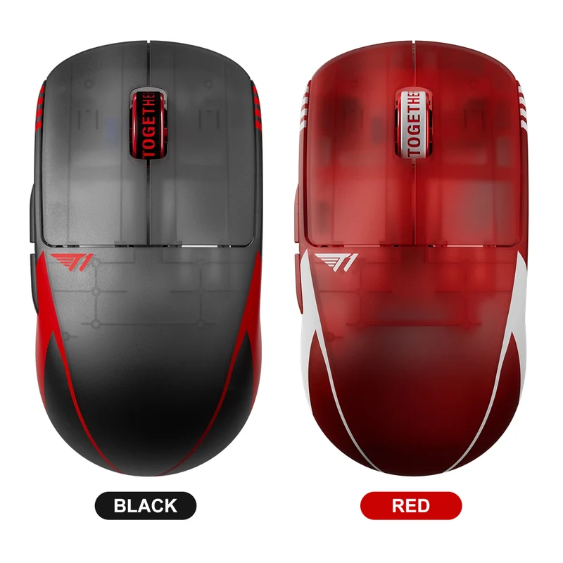 Pulsar X2 Crazylight T1 Edition 8K Polling Rate eSports Gaming Mouse (Black, Red)