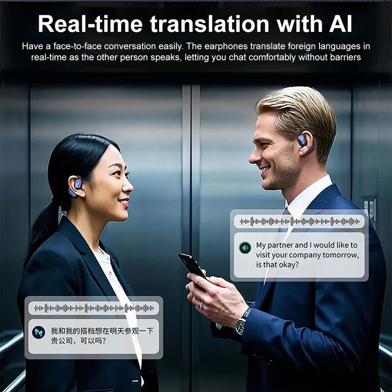 Onikuma T209 Wireless Earphones with Translation Function (Black)