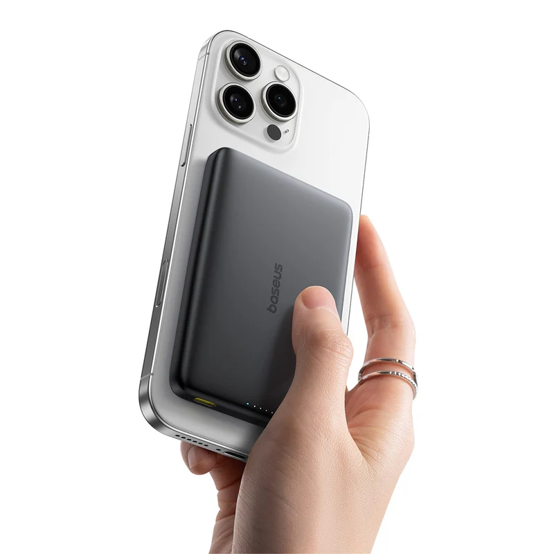 Baseus PicoGo AM41 Ultra-Slim Qi2 Magnetic Power Bank 10000mAh 27W (Cosmic Black, Natural Titanium, Space Grey)