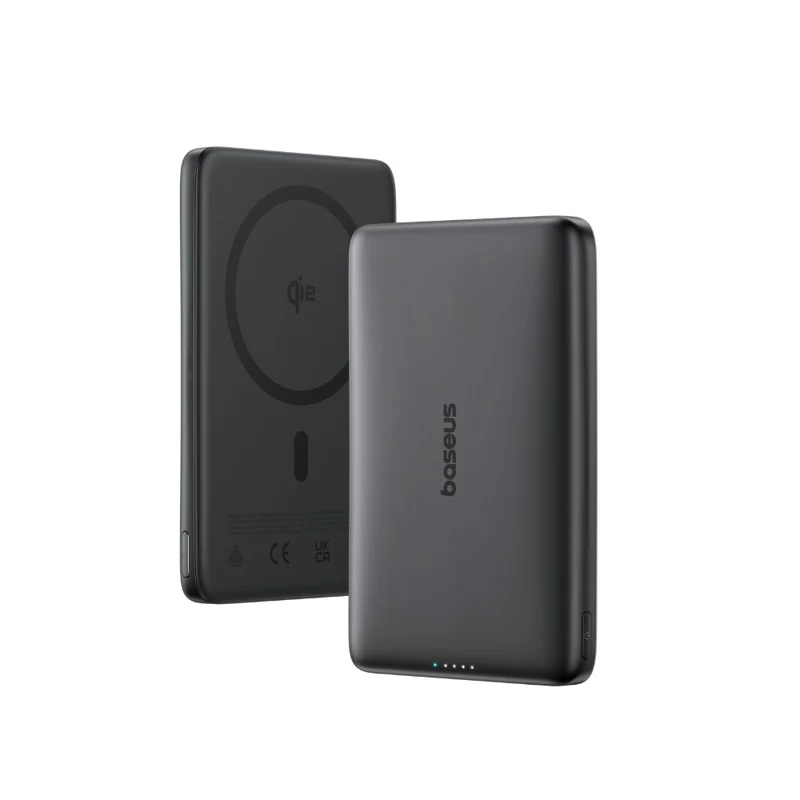 Baseus PicoGo AM41 Ultra-Slim Qi2 Magnetic Power Bank 10000mAh 27W (Cosmic Black, Natural Titanium, Space Grey)