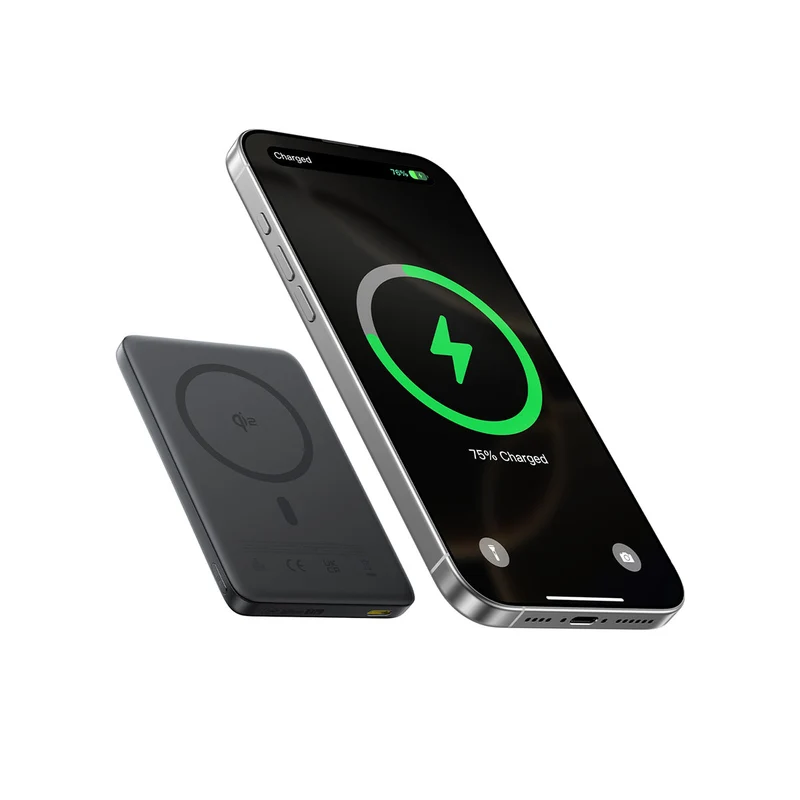 Baseus PicoGo AM41 Ultra-Slim Qi2 Magnetic Power Bank 10000mAh 27W (Cosmic Black, Natural Titanium, Space Grey)