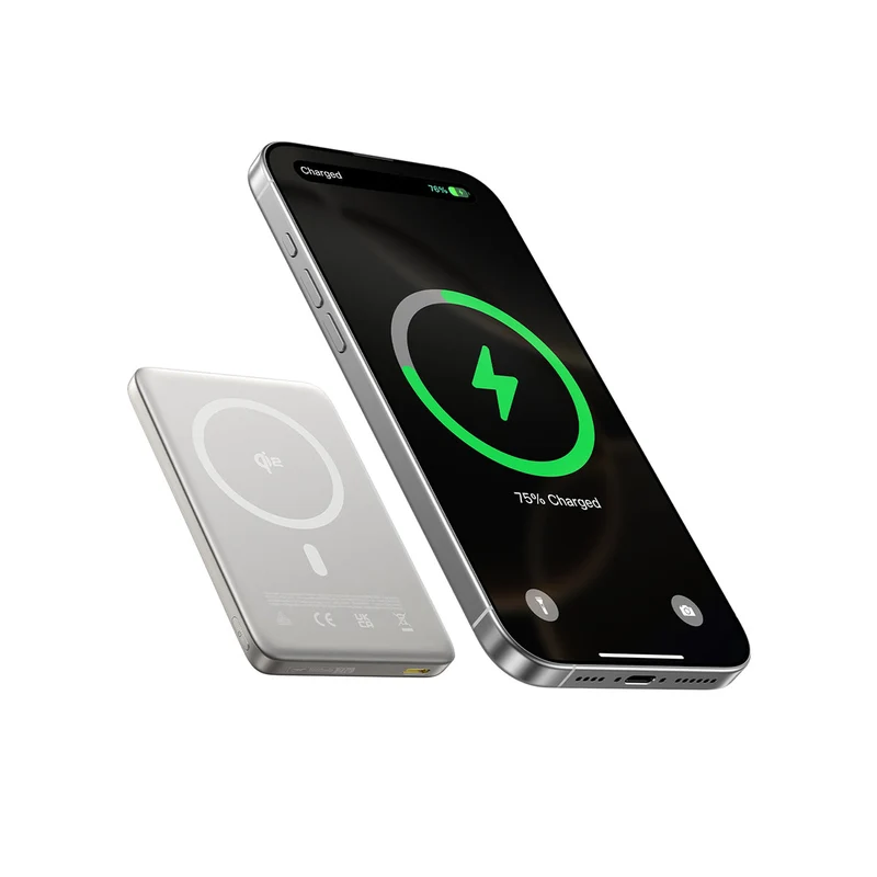 Baseus PicoGo AM41 Ultra-Slim Qi2 Magnetic Power Bank 10000mAh 27W (Cosmic Black, Natural Titanium, Space Grey)