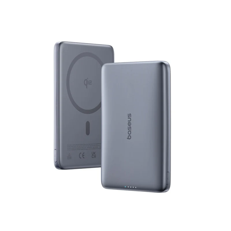 Baseus PicoGo AM41 Ultra-Slim Qi2 Magnetic Power Bank 10000mAh 27W (Cosmic Black, Natural Titanium, Space Grey)