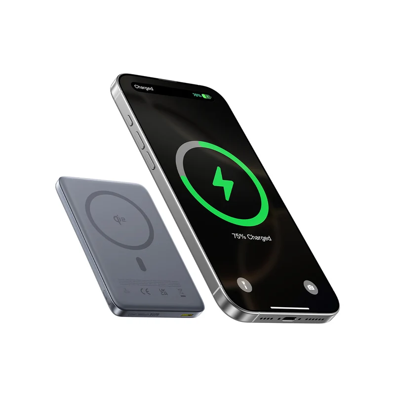 Baseus PicoGo AM41 Ultra-Slim Qi2 Magnetic Power Bank 10000mAh 27W (Cosmic Black, Natural Titanium, Space Grey)