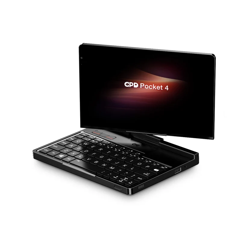GPD Pocket 4 2025 AMD Ryzen 7 8840U 8.8" LTPS (2560x1600) 144Hz High-Refresh Iris Display 16GB RAM 1TB SSD Windows 11 Home Handheld AI PC + GPD Pocket 4 Protection Case