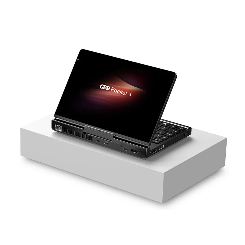 GPD Pocket 4 2025 AMD Ryzen 7 8840U 8.8" LTPS (2560x1600) 144Hz High-Refresh Iris Display 16GB RAM 1TB SSD Windows 11 Home Handheld AI PC + GPD Pocket 4 Protection Case