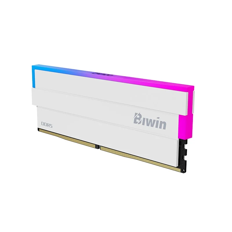 Biwin Black Opal DW100 DDR5 RGB (16GBx2) 6000Mhz CL36-45-45-96 Gaming Memory White (BXL53260DW1-D36DW)