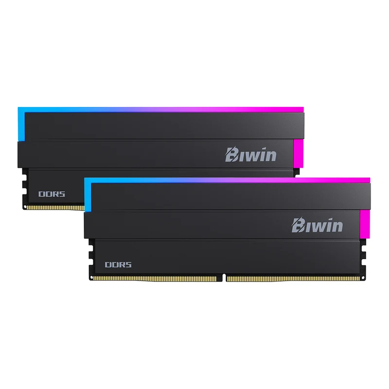 Biwin Black Opal DW100 DDR5 RGB (16GBx2) 6000Mhz CL36-45-45-96 Gaming Memory Black (BXL53260DW1-D36DB)