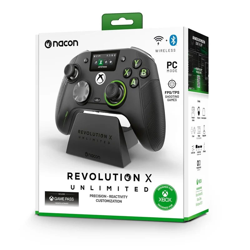 Nacon Revolution X Unlimited Controller Magnetic Hall Effect (Black) (PC/Xbox)