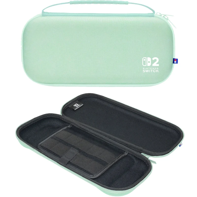 Hori Slim Tough Pouch Plus for Nintendo Switch 2 (Black, Pastel Green, Pastel Purple, Pastel Blue, Lime Yellow, Indigo Blue)