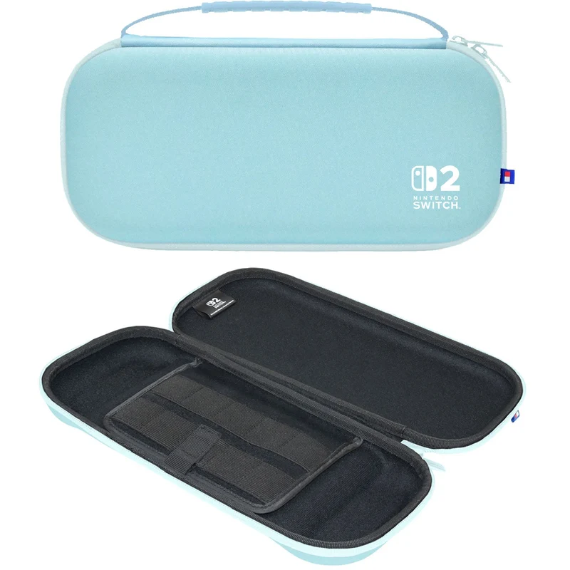Hori Slim Tough Pouch Plus for Nintendo Switch 2 (Black, Pastel Green, Pastel Purple, Pastel Blue, Lime Yellow, Indigo Blue)