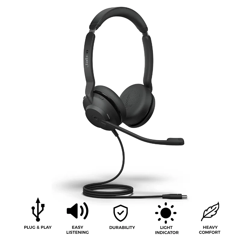 Jabra Evolve2 30 MS Stereo USB-C/A Headset