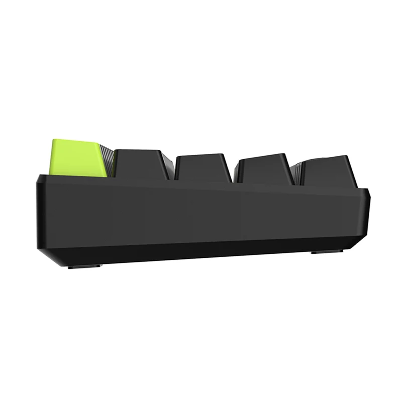 Royal Kludge RK-C61 Single-Mode RGB 61 Keys Hot Swappable Magnetic Mechanical Keyboard Black/Green (Mint Switch)