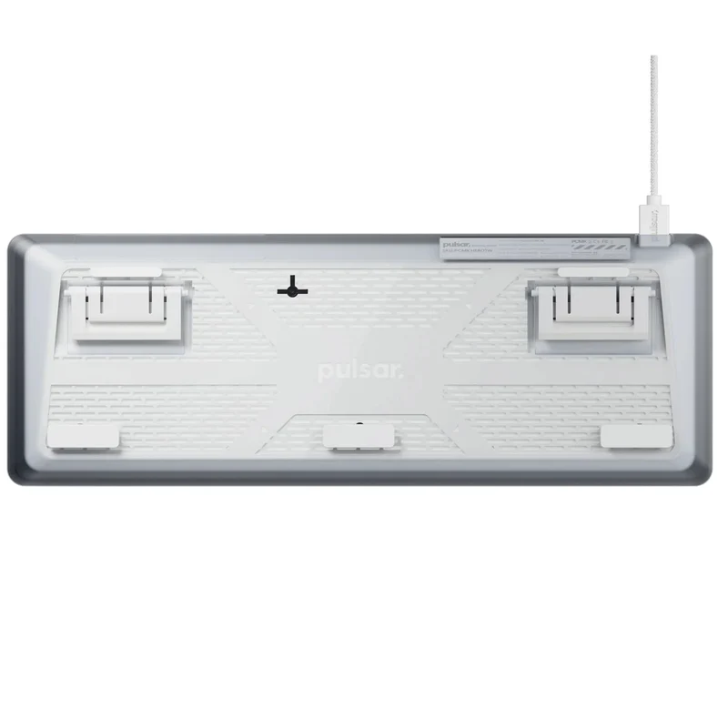 Pulsar PCMK 3 HE 60 ANSI Hall Effect Magnetic Gaming Keyboard (White) (PCMK3HE601W)