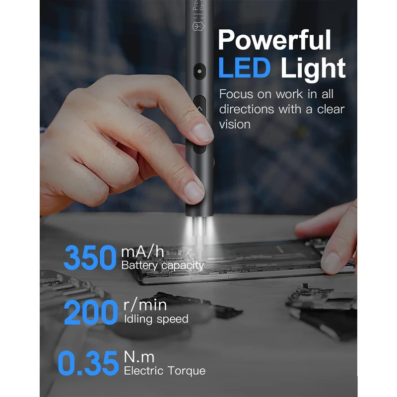 Kingsdun 62-in-1 Precision Electric Screwdriver Set (KS-882038)
