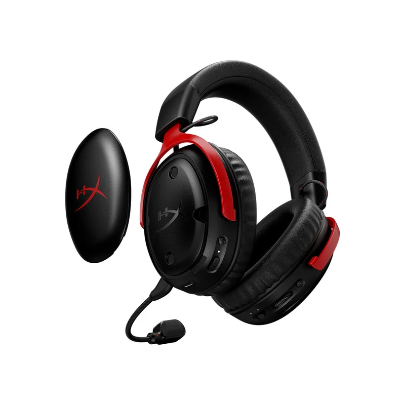 HyperX Cloud III S Wireless Gaming Headset for PC/PS5/PS4/N-Switch/Mobile (Black, Black/Red, White/Lavender, Black/Blue, White/Pink)