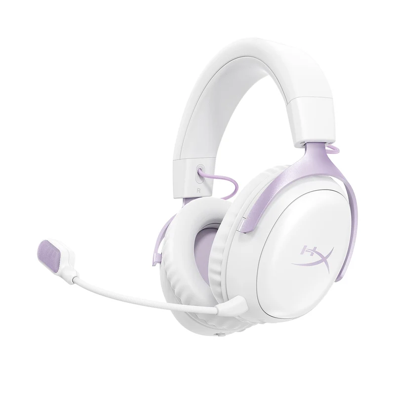 HyperX Cloud III S Wireless Gaming Headset for PC/PS5/PS4/N-Switch/Mobile (Black, Black/Red, White/Lavender, Black/Blue, White/Pink)