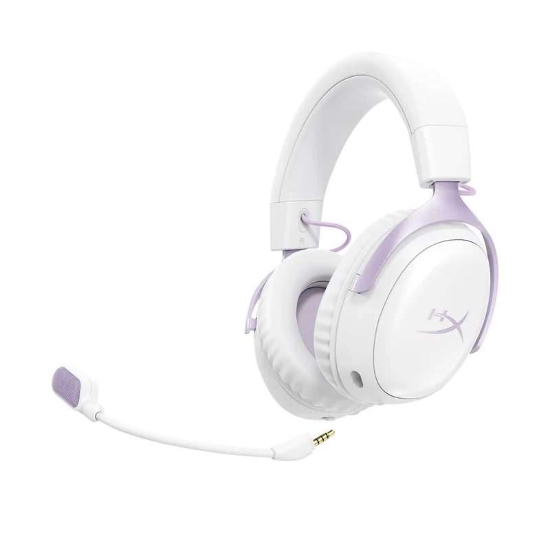HyperX Cloud III S Wireless Gaming Headset for PC/PS5/PS4/N-Switch/Mobile (Black, Black/Red, White/Lavender, Black/Blue, White/Pink)