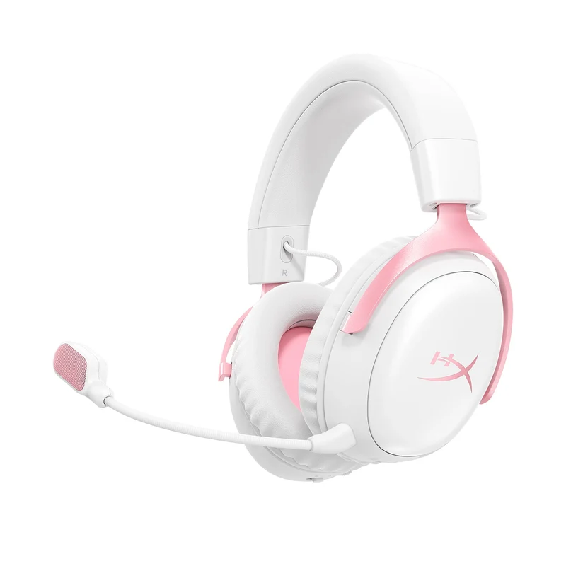HyperX Cloud III S Wireless Gaming Headset for PC/PS5/PS4/N-Switch/Mobile (Black, Black/Red, White/Lavender, Black/Blue, White/Pink)