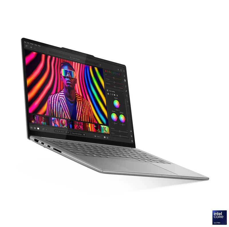 Lenovo Yoga Pro 7 14IAH10 83KF002EPH Laptop (Luna Grey) | 14.5" 3K (3000x1876) OLED 120Hz Touch | Core Ultra 9 285H | 32GB RAM | 1TB SSD | Intel Arc 140T | Win 11 Home | MS Office Home 2024 + MS 365 Basic + Yoga Sleeve + A4Tech FK13M Numeric Keypad