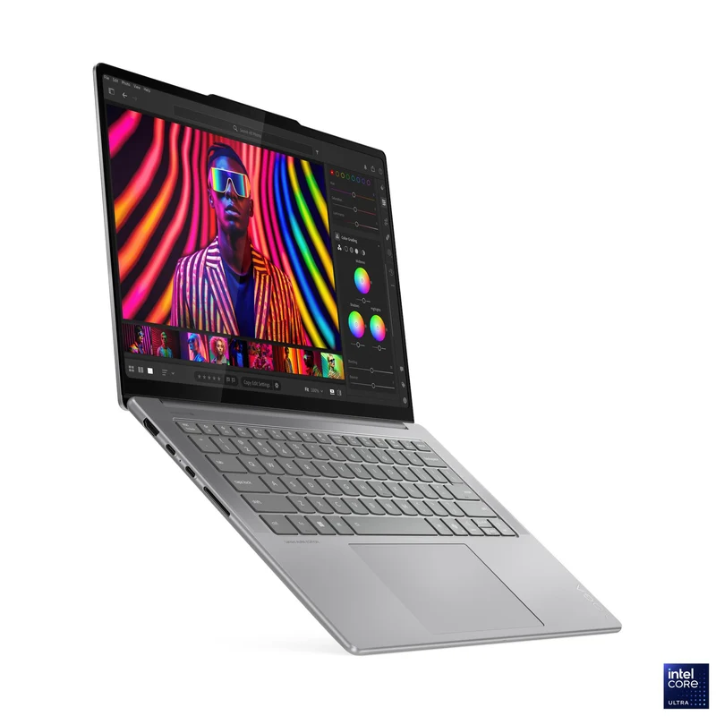 Lenovo Yoga Pro 7 14IAH10 83KF002EPH Laptop (Luna Grey) | 14.5" 3K (3000x1876) OLED 120Hz Touch | Core Ultra 9 285H | 32GB RAM | 1TB SSD | Intel Arc 140T | Win 11 Home | MS Office Home 2024 + MS 365 Basic + Yoga Sleeve + A4Tech FK13M Numeric Keypad