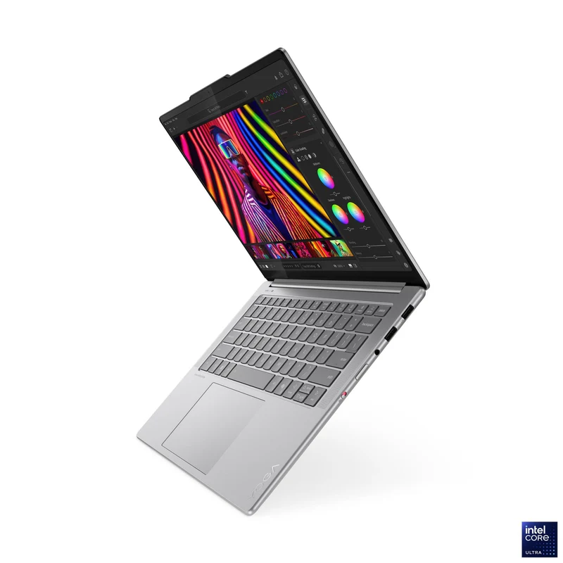 Lenovo Yoga Pro 7 14IAH10 83KF002EPH Laptop (Luna Grey) | 14.5" 3K (3000x1876) OLED 120Hz Touch | Core Ultra 9 285H | 32GB RAM | 1TB SSD | Intel Arc 140T | Win 11 Home | MS Office Home 2024 + MS 365 Basic + Yoga Sleeve + A4Tech FK13M Numeric Keypad