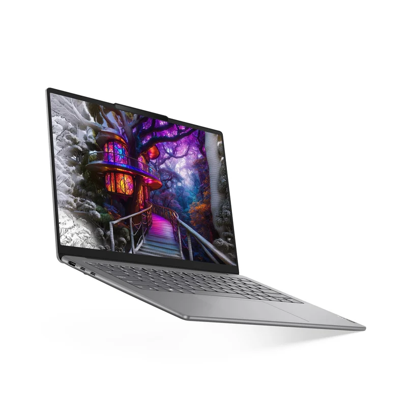 Lenovo Yoga Slim 7 14IMH9 83CV008NPH Laptop (Luna Grey) | 14" WUXGA (1920x1200) OLED | Core Ultra 5 125H | 16GB RAM | 1TB SSD | Intel Arc Graphics | Win 11 Home | MS Office Home 2024 + MS 365 Basic + Yoga Sleeve + A4Tech FK13M Fstyler Sleek Numeric Keypad