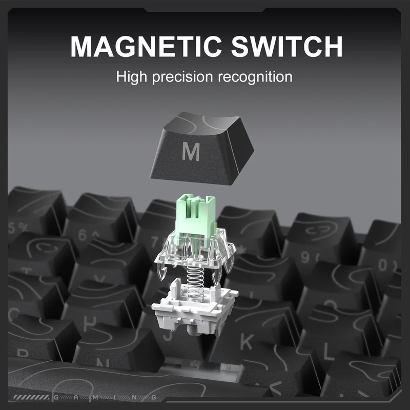 Onikuma G67 67-Key RGB Wired Hot-Swappable Mechanical Keyboard (Magnetic Switch)