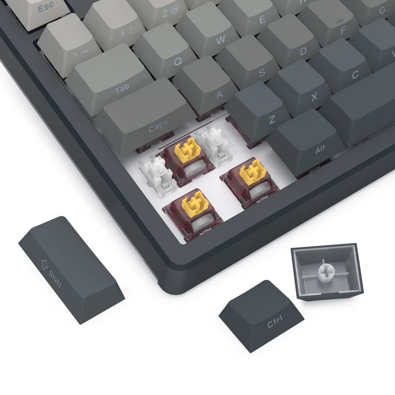 Redragon OTIIM PRO 3-Modes Connectivity 87 Keys Gasket Mechanical Keyboard (K729SP-RGB-PRO)