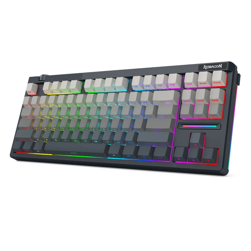 Redragon OTIIM PRO 3-Modes Connectivity 87 Keys Gasket Mechanical Keyboard (K729SP-RGB-PRO)