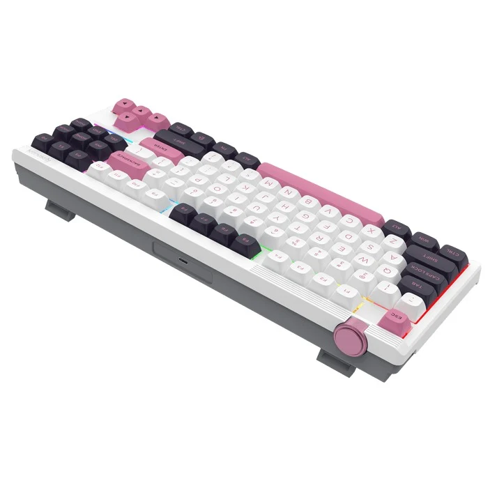 Redragon OTIIM Wired 87 Keys Gasket Mechanical Keyboard (K729WBP-RGB)