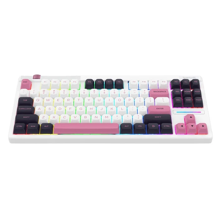 Redragon OTIIM Wired 87 Keys Gasket Mechanical Keyboard (K729WBP-RGB)
