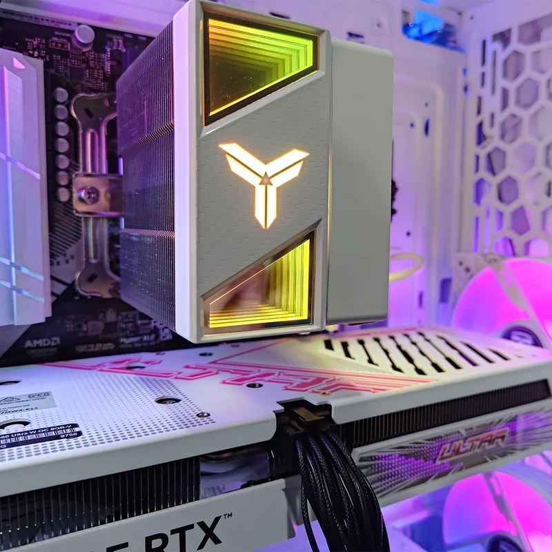 Alpha Vesta White Desktop Gaming PC | AMD Ryzen 5 5600 | 16GB RAM | 512GB SSD | with WiFi + Bluetooth | GeForce RTX 4060 OC | Windows 11 Pro