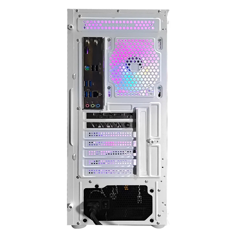 Alpha Vesta White Desktop Gaming PC | AMD Ryzen 5 5600 | 16GB RAM | 512GB SSD | with WiFi + Bluetooth | GeForce RTX 4060 OC | Windows 11 Pro