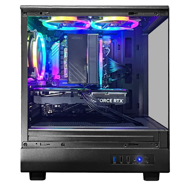 Alpha DB330M Black Desktop Gaming PC | Intel i5 12400F | 16GB RAM | 512GB SSD | RTX 4060 | Windows 11 Pro