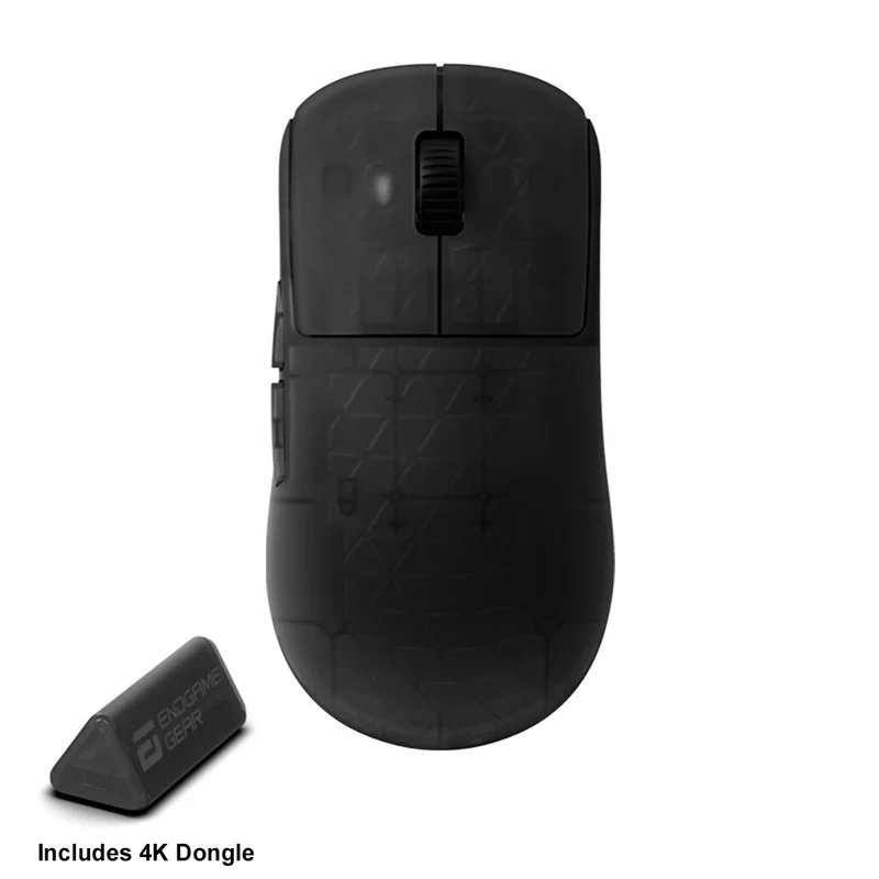 Endgame Gear OP1w 4K V2 Wireless Gaming Mouse (Black, White, Dark Frost)