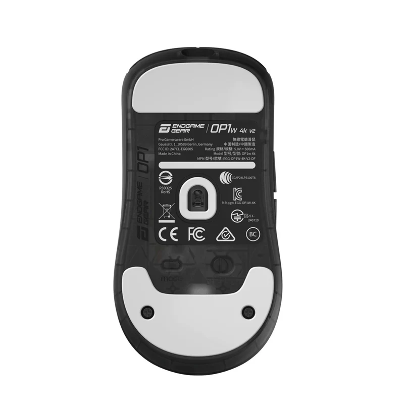 Endgame Gear OP1w 4K V2 Wireless Gaming Mouse (Black, White, Dark Frost)