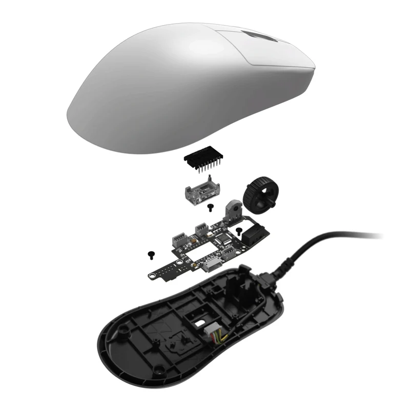 Endgame Gear OP1 8K V2 Wired Gaming Mouse (Dark Frost, White, Black)