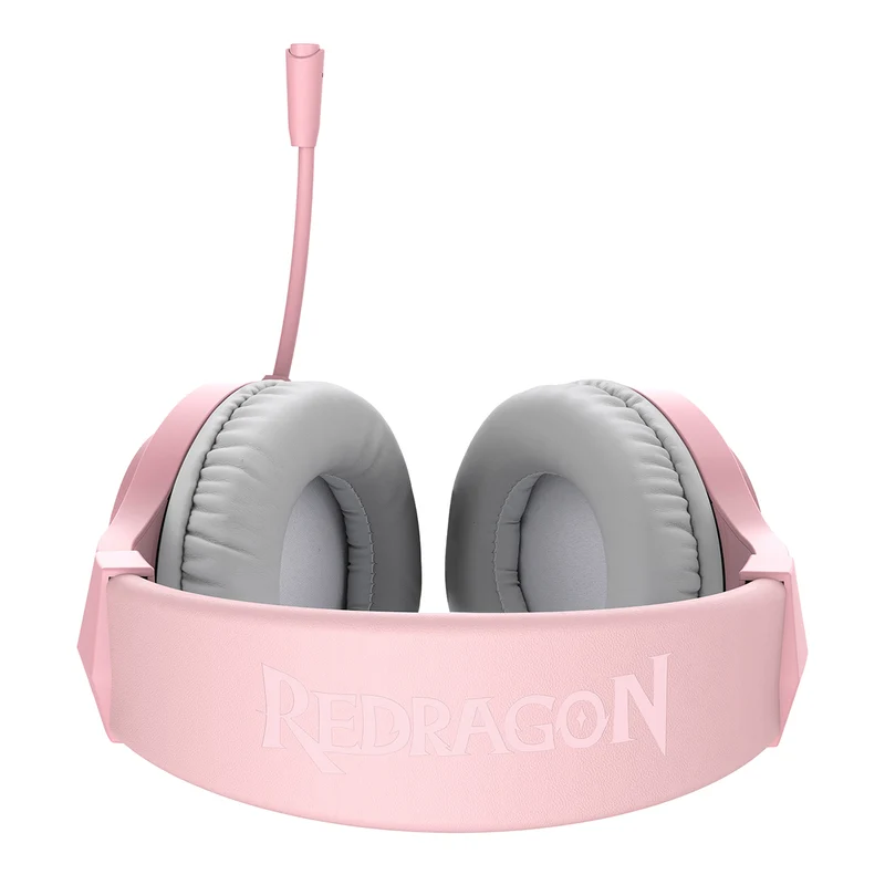 Redragon H371P-RGB Hylas USB Virtual 7.1 Surround Sound Wired Gaming Headset (Pink)