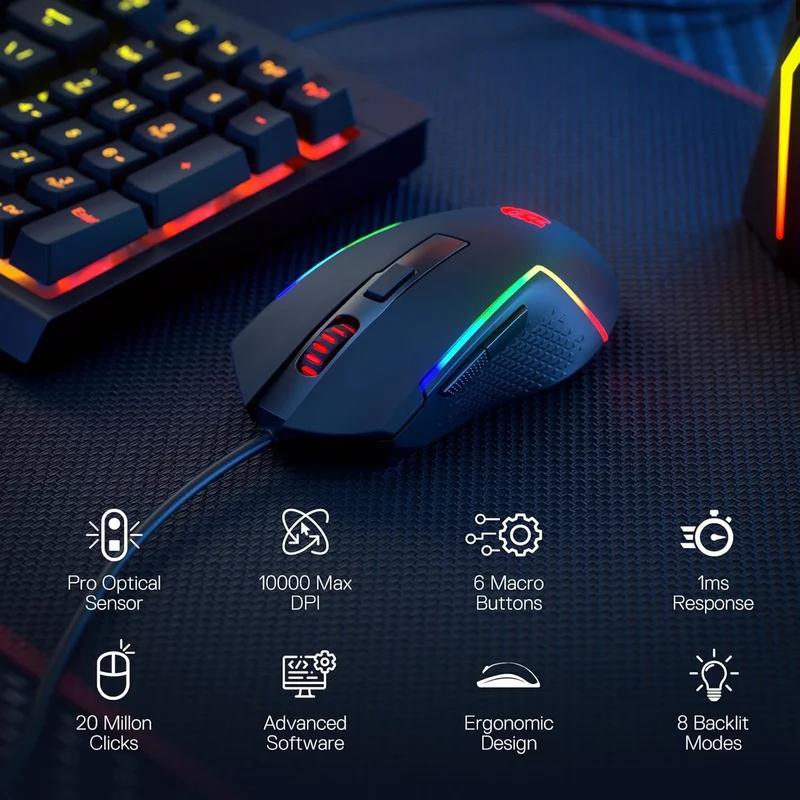 Redragon S141 Rylo Keyboard & Mouse Combo