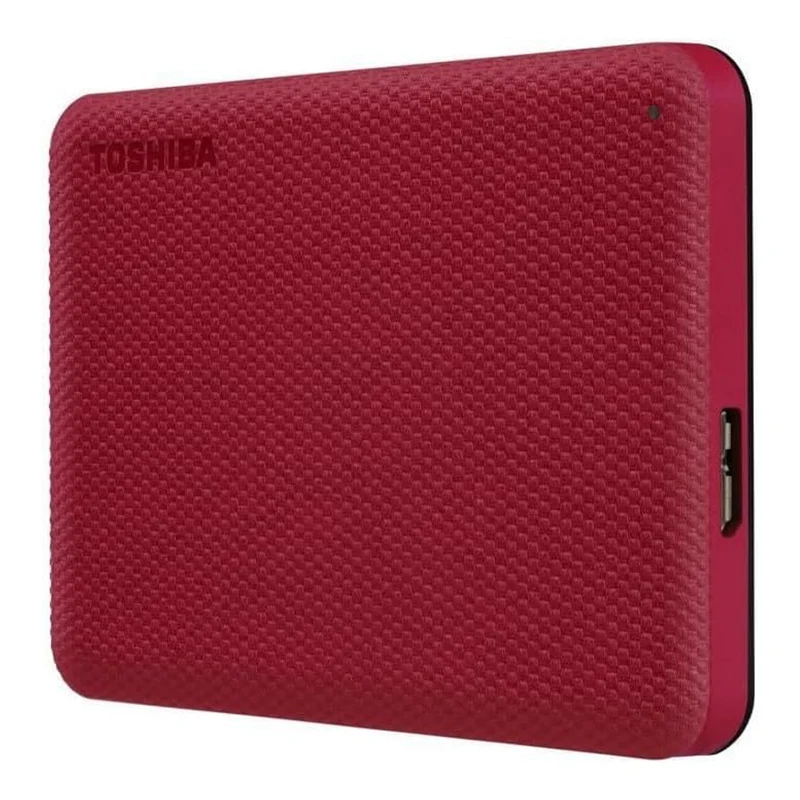 Toshiba Canvio Advance 4TB 2.5" USB 3.2 Portable External Hard Drive (Green, Red, White)