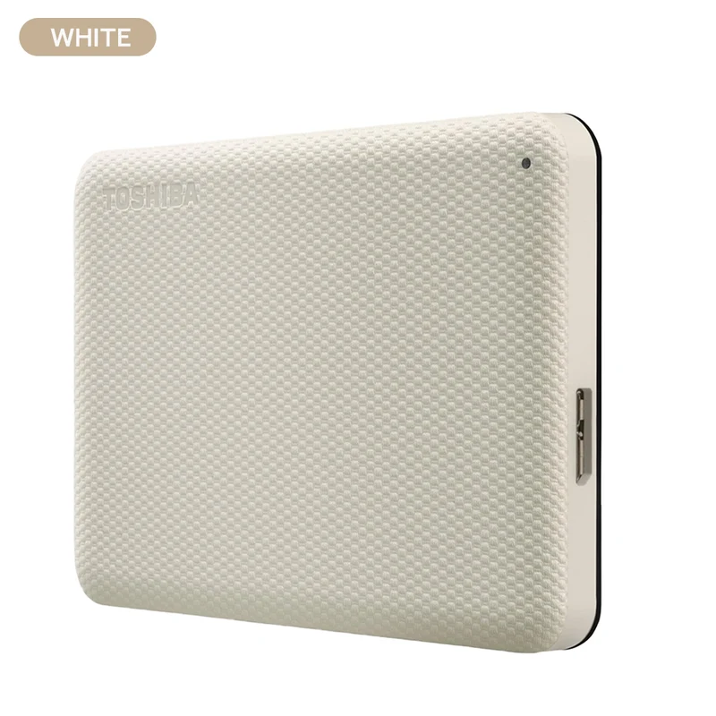 Toshiba Canvio Advance 4TB 2.5" USB 3.2 Portable External Hard Drive (Green, Red, White)