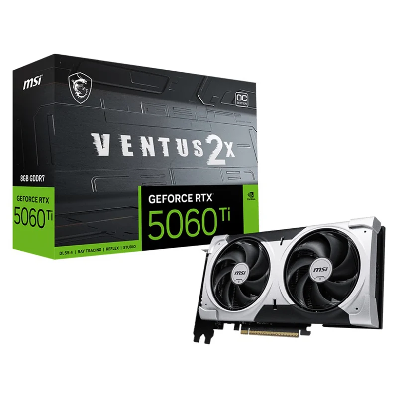 MSI GeForce RTX 5060 Ti 8GB GDDR7 Ventus 2X Plus Graphics Card