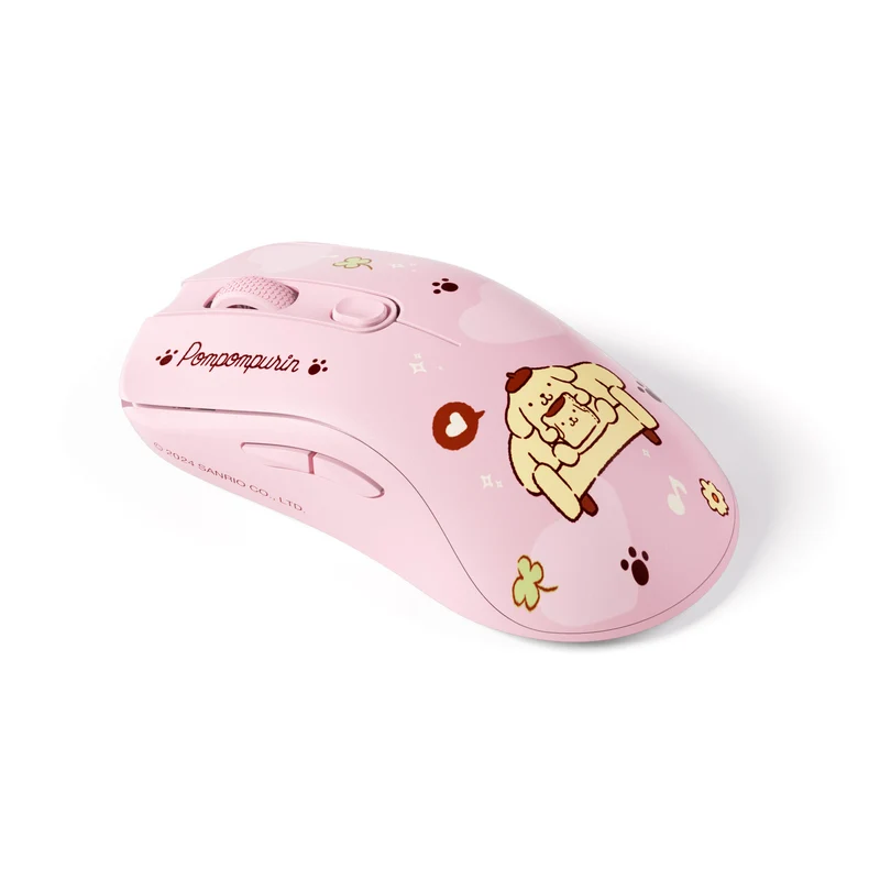 Akko AG ONE 8K Wireless Tri-Mode Gaming Mouse (Pompompurin) (Pink)