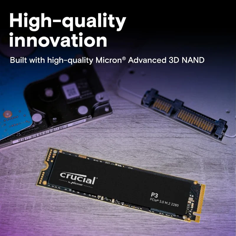 Crucial P3 2TB PCIe M.2 2280 SSD (CT2000P3SSD8)