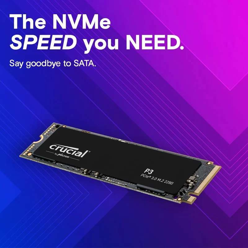 Crucial P3 2TB PCIe M.2 2280 SSD (CT2000P3SSD8)
