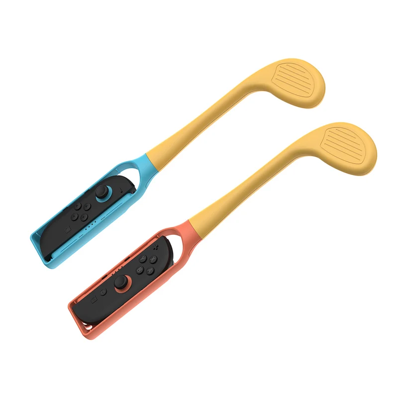 Dobe Golf Racket for Nintendo Switch 2 / Nintendo Switch / Nintendo Switch OLED Joy-Pad (Orange/Blue) TNS-3182