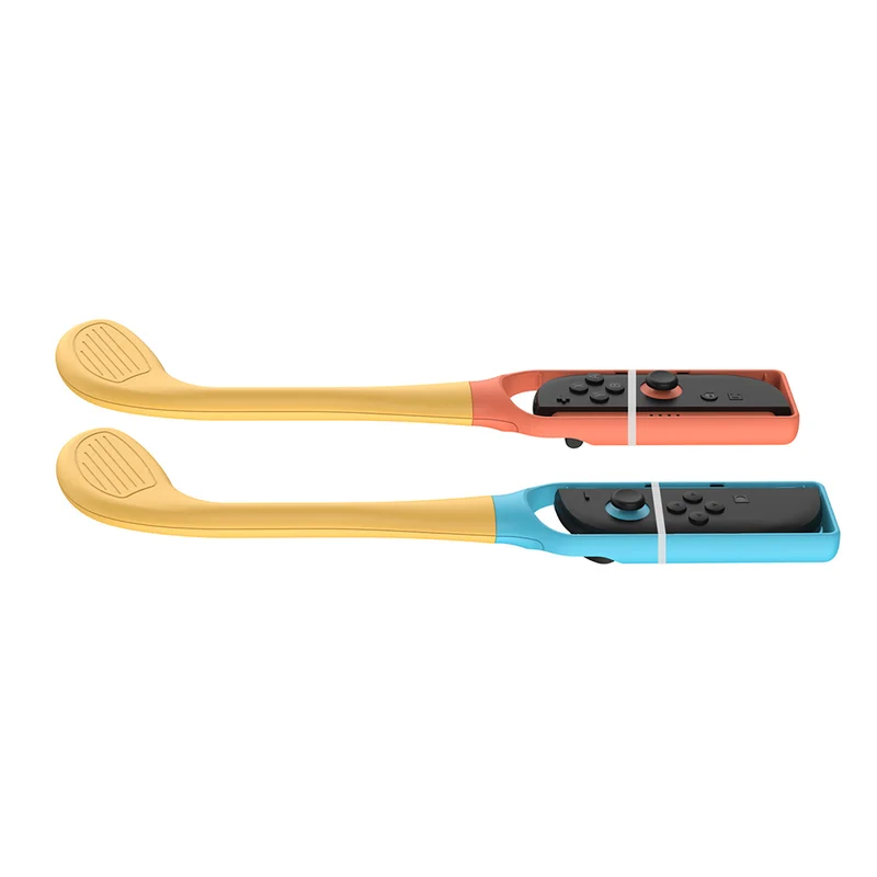 Dobe Golf Racket for Nintendo Switch 2 / Nintendo Switch / Nintendo Switch OLED Joy-Pad (Orange/Blue) TNS-3182
