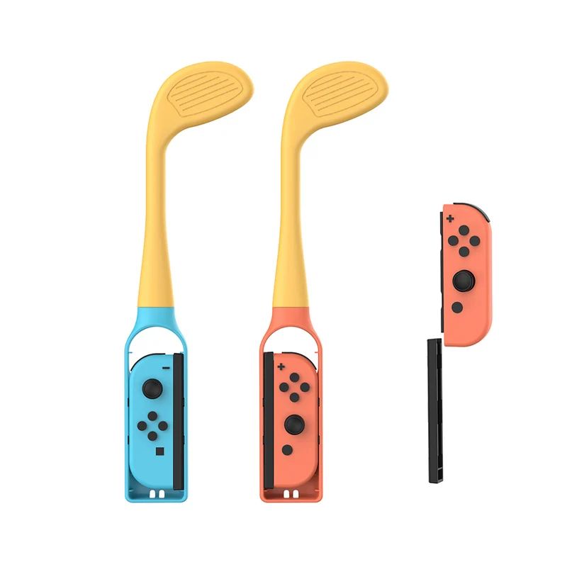 Dobe Golf Racket for Nintendo Switch 2 / Nintendo Switch / Nintendo Switch OLED Joy-Pad (Orange/Blue) TNS-3182